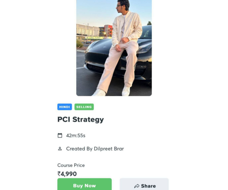 PCI strategy by dilpreet brar