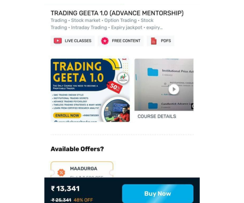 The Bengal Trader - Trading Geeta 1.0