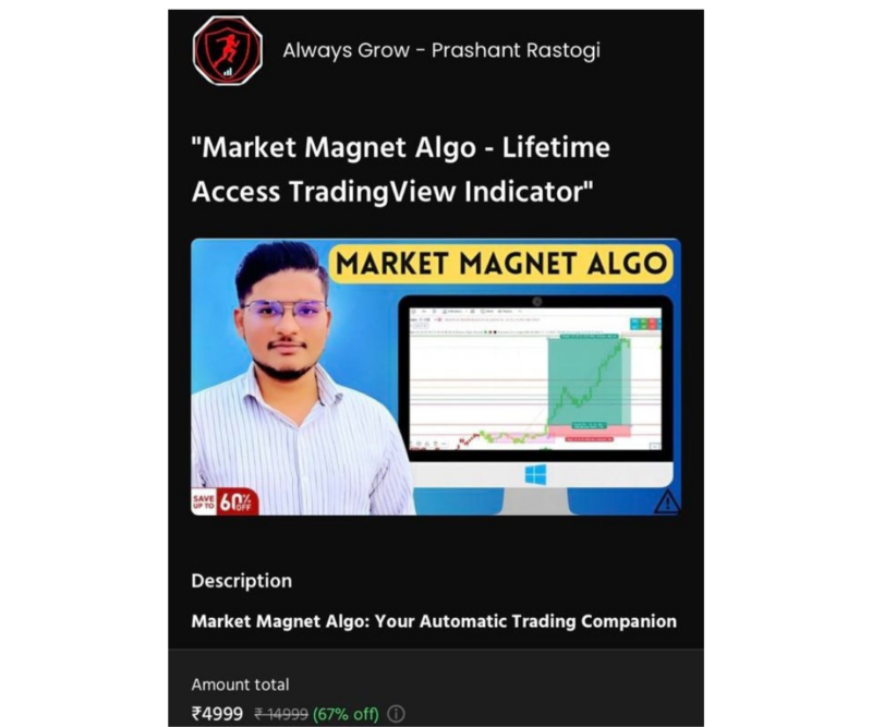 Market Magnet Algo By Always Grow - Prashant Rastogi