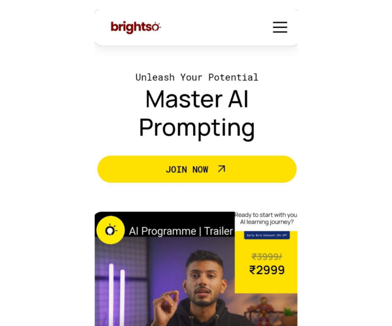 Master AI Prompting Course by Brightso TechBurner