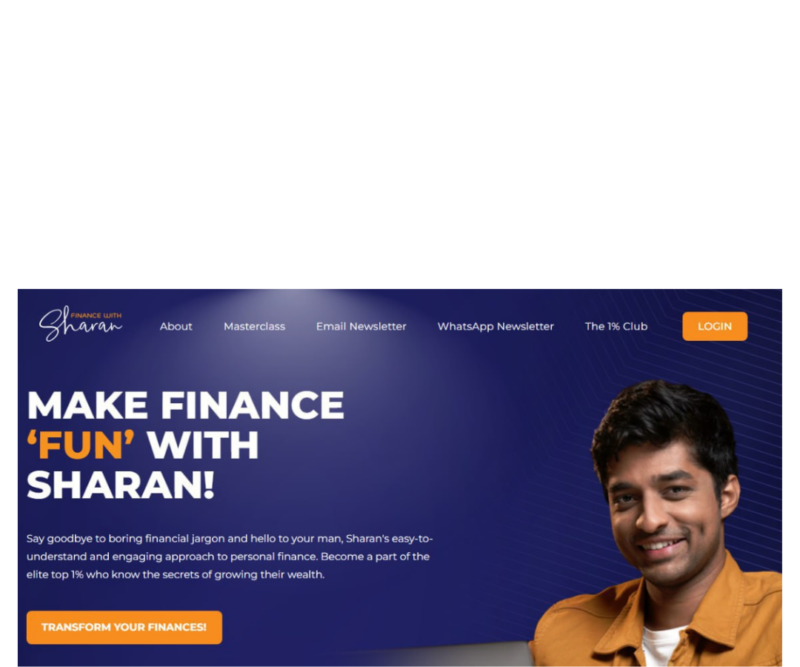 Make Finance FUN with SHARAN Course