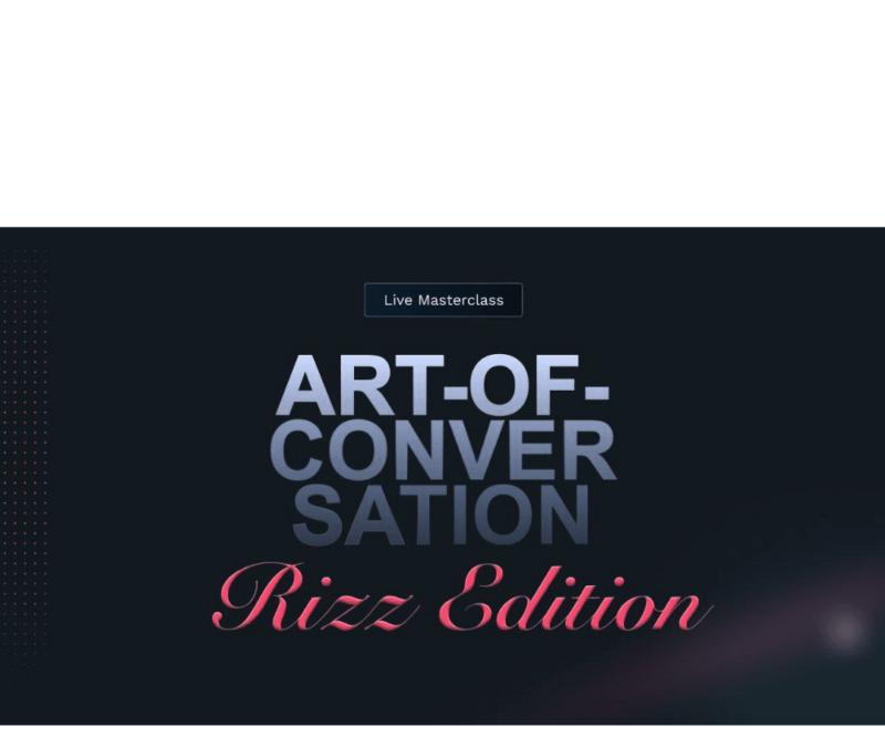 ART OF CONVERSATION Rizz Edition by Prakhar ke Pravachan