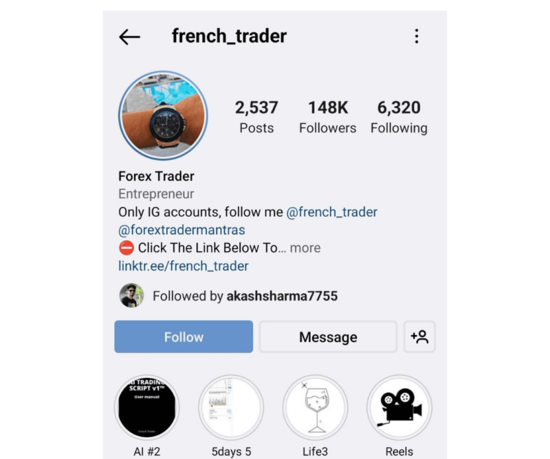 French trader course