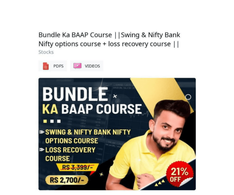 Bazaar Ka Pandit Bundle ka Baap Course